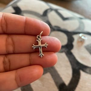 James Avery Fleuree Cross Charm